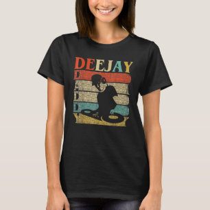 Retro Vintage Daddy Dj Deejay Rave Dad T-Shirt