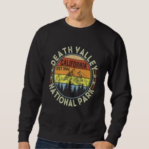 Retro Vintage Death Valley National Park Graphic D Sweatshirt