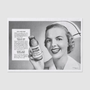 Retro Vintage Decoupage Nurse Art Tissue Paper