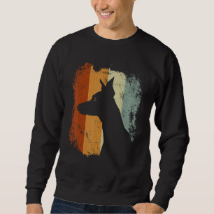 Retro Vintage Design Italian Greyhound Dog Sweatshirt