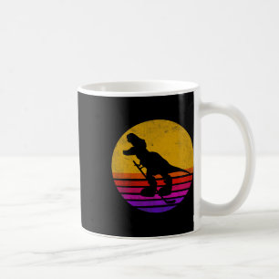 Retro Vintage Dinosaur Ice Hockey Dinosaur  Coffee Mug
