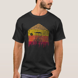 Retro Vintage Disc Golf Flying Disc Sport Frisbe T-Shirt