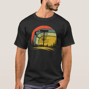 Retro Vintage Disc Golf Frolf Flying Disc Golf Pla T-Shirt