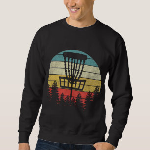 Retro Vintage Disc Golf Frolf Flying Disc Sport Sweatshirt