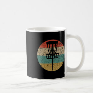 Retro Vintage Disc Golf Players Flying Disc Golfer Coffee Mug