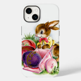retro vintage Easter bunny  Case-Mate iPhone 14 Case