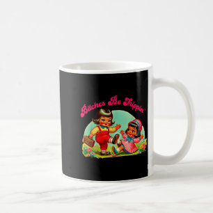 Retro Vintage Es Be Tripn Funny Humor Sarcastic Qu Coffee Mug