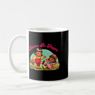 Retro Vintage Es Be Trippin Funny Humour Sarcastic Coffee Mug