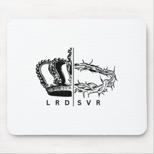 Retro Vintage Faith Jesus Christian Lord And Savio Mouse Pad