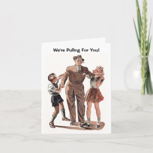 Retro Vintage Family Dad Grandpa Get Well Card
