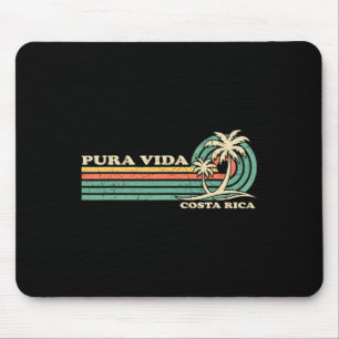 Retro Vintage Family Vacation Costa Rica Pura Vida Mouse Pad
