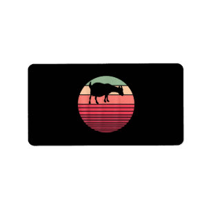 Retro Vintage Farmer Farm Animal Goat Lover Gifts Label