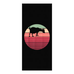 Retro Vintage Farmer Farm Animal Goat Lover Gifts Rack Card