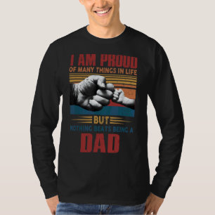 Retro Vintage Father's Day Nothing Beats Being A D T-Shirt