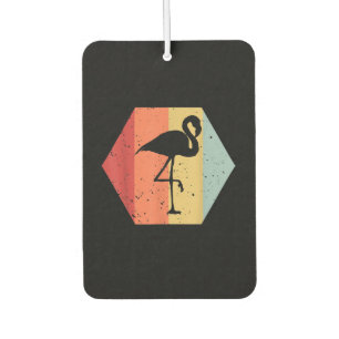 Retro Vintage Flamingo   Cute Flamingo Lover Car Air Freshener