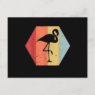 Retro Vintage Flamingo Cute Flamingo Lover Invitation Postcard