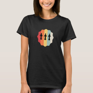 Retro Vintage Foosball Player Table Football Table T-Shirt