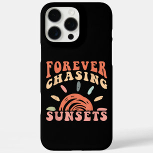 Retro Vintage Forever Chasing Sunsets Summer Vacat iPhone 16 Pro Max Case