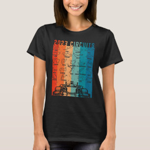 Retro Vintage Formula Racing Track circuit Race Lo T-Shirt