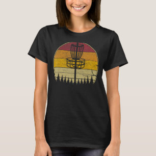 Retro Vintage Frisbee Golf Player Disc Golf T-Shirt
