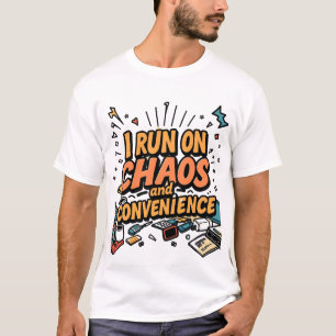 Retro Vintage Funny Chaos Lover T-Shirt for Everyd