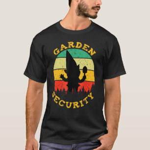 Retro Vintage Gardening Gangster Garden Security G T-Shirt