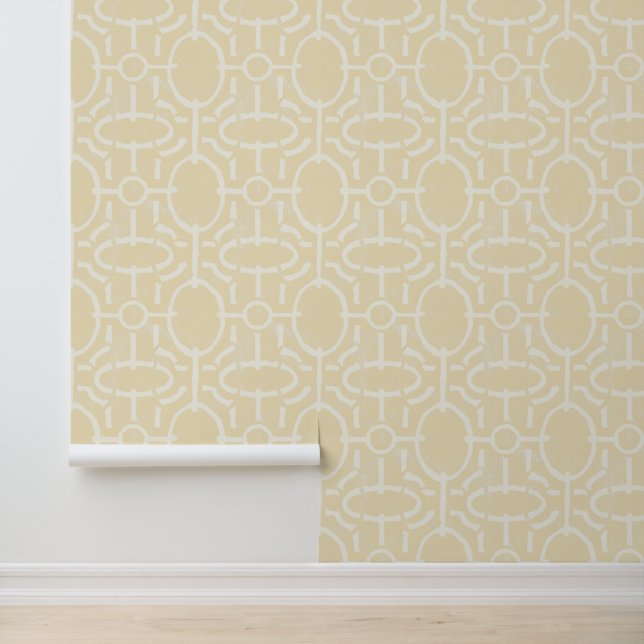 Retro vintage geometric boho pattern wallpaper (Application)