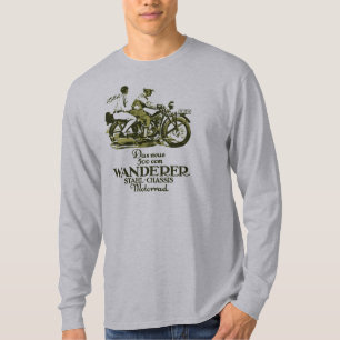 Retro vintage German 1929 Wanderer Motorcycle ad T-Shirt