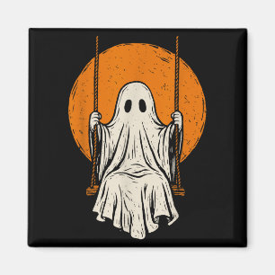 Retro Vintage Ghost Swing Halloween Costume Men Wo Magnet