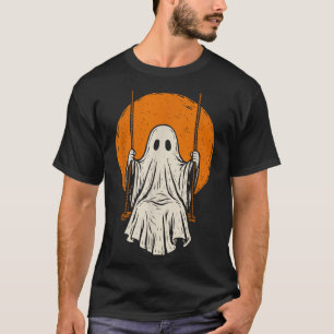 Retro Vintage Ghost Swing Halloween Costume Men Wo T-Shirt