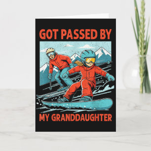 Retro Vintage Got Ped By My Granddaughter Funny Sk Card