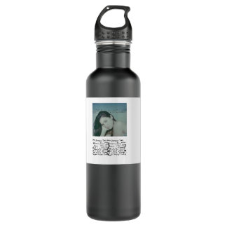 Retro Vintage Gracie Abrams Merch Journal Entries  710 Ml Water Bottle