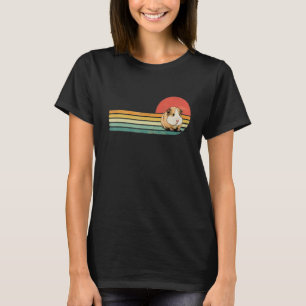 Retro Vintage Guinea Pig Animal Pet Guinea Pig T-Shirt