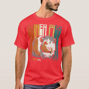 Retro Vintage Guinea pigs T-Shirt
