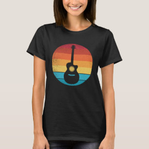 Retro vintage guitar player old school 1 T-Shirt