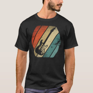 Retro vintage guitar player  old school  3 T-Shirt