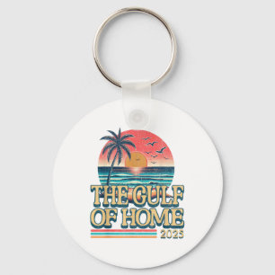 Retro Vintage Gulf Of Home 2025 Apparel Tee Americ Key Ring