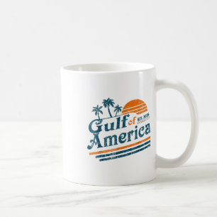 Retro Vintage Gulf Of Us America 2025 American Fla Coffee Mug