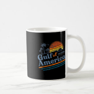 Retro Vintage Gulf Of Us America 2025 American Fla Coffee Mug