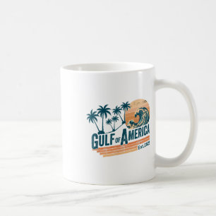 Retro Vintage Gulf Of Us America 2025 American Fla Coffee Mug