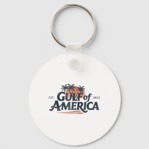Retro Vintage Gulf Of Us America 2025 American Fla Key Ring