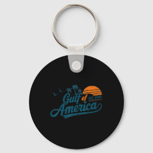 Retro Vintage Gulf Of Us America 2025 American Fla Key Ring