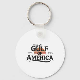 Retro Vintage Gulf Of Us America 2025 American Fla Key Ring
