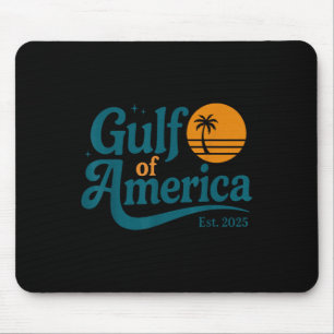 Retro Vintage Gulf Of Us America 2025 American Fla Mouse Pad