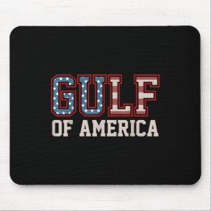 Retro Vintage Gulf Of Us America 2025 American Fla Mouse Pad