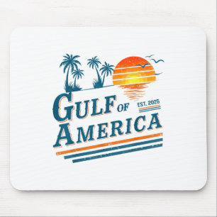 Retro Vintage Gulf Of Us America 2025 American Gif Mouse Pad