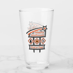 Retro Vintage Halloween Sign – Trick or Treat Glass