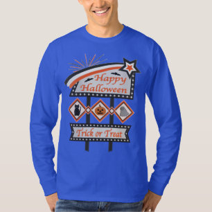 Retro Vintage Halloween Sign – Trick or Treat T-Shirt