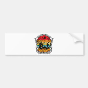 Retro Vintage Halloween - Vintage Halloween Bumper Sticker