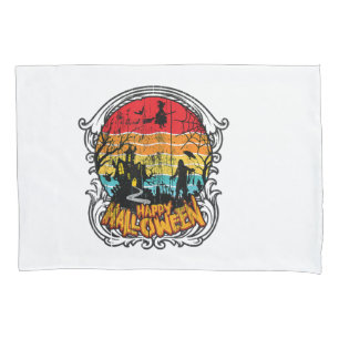 Retro Vintage Halloween - Vintage Halloween Pillowcase